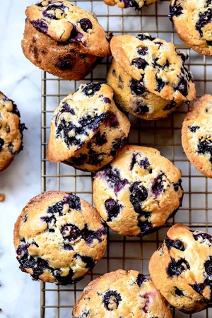 Mama Carrie's famous blueberry muffin recipe